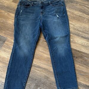 Old Navy Dark Blue Skinny Jeans 16